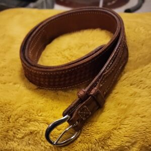 Texas Shoemaker & Son Leather Belt Size 44